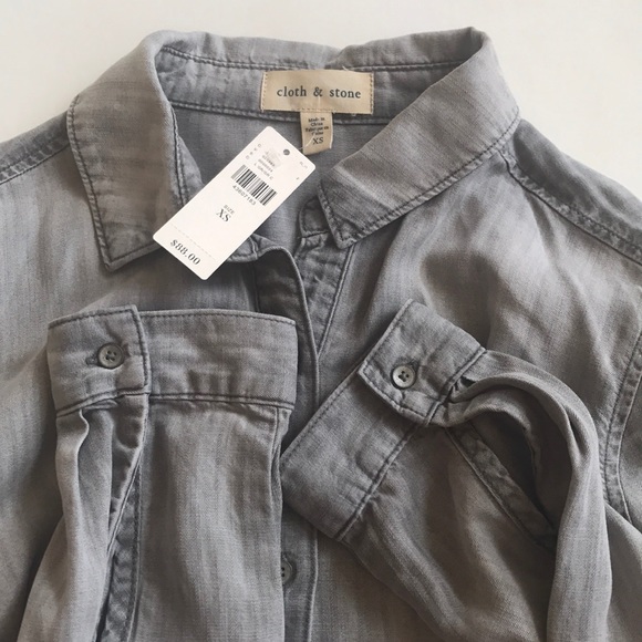 Anthropologie NWT Chambray Top - Picture 13 of 13
